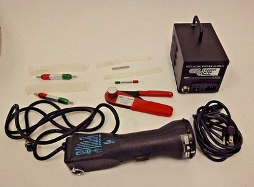 Coastal Cable Tools 727 Cable Stripper, Newhall Pacific Crimper, And Guage Kit