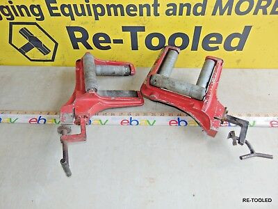 His Business 3 Way Roller Cable Tray Pulling Guide With Clamp Lot Of 2 Rollers