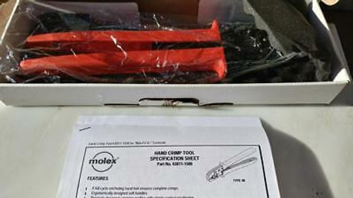 Molex 63811-1500 Hand Crimper - Special Insulation Crimp, Us Authorized Rev E