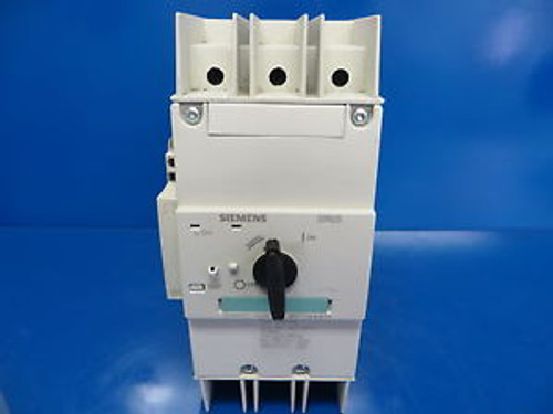 Siemens 3RV1742-5JD10 Circuit Breaker 3P 50A w/ 3RV1901-2A Aux. Switch