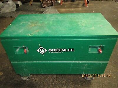 Greenlee 2448 Gang Box / Job Box / Tool Box With Casters
