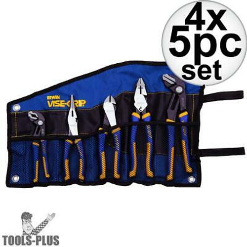 Irwin Vise Grip 1802536 Pliers Set 5-Piece Traditional And Groovelock New