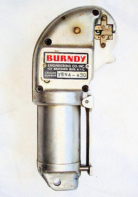 Burndy Pneumatic Hand-Held Crimper  Uses Burndy N Dies