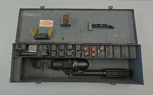 Kearney Compression Crimping Tool Press 1983 With Dies And Metal Case