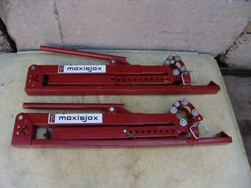 Maxis Jax Pair Of Reel Jacks Stands For Bender 3000 Lbs Mint Condition  #2
