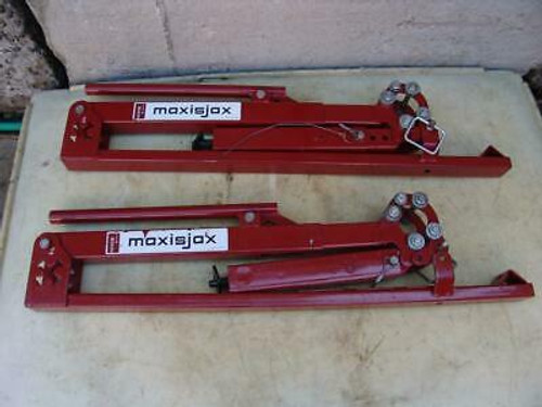 Maxis Jax Pair Of Reel Jacks Stands For Bender 3000 Lbs Mint Condition  #1