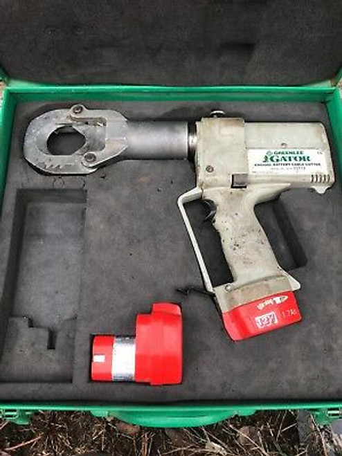 Greenlee Gator Plus Cutter Esg50Gl Used Untested With Batteries