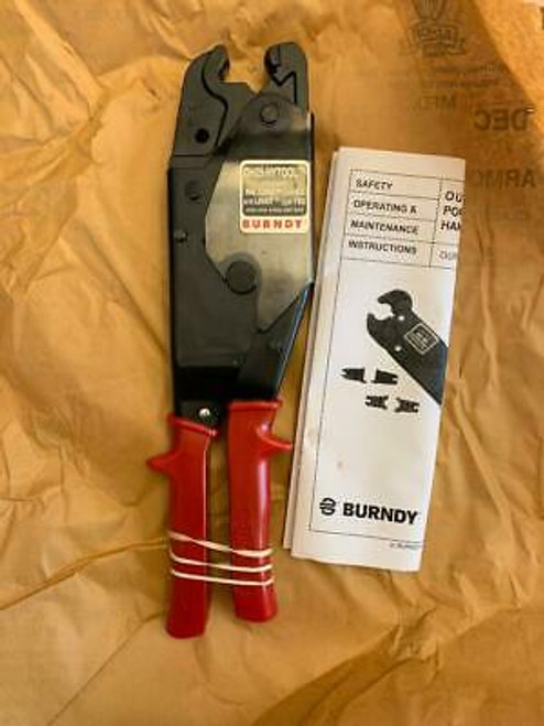 Burndy Oh25 Hytool Electrical Dieless One Hand Ratchet Crimper