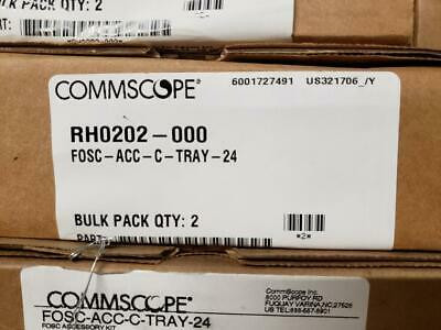 Commscope C Fiber Optic Splice Tray Fosc-Acc-C-Tray-24