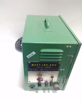 Westinghouse Rectifier Welder  West-Ing-Arc Type Cc 2 Control Pzb