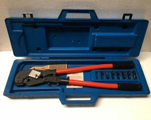 Thomas & Betts Tbm8 Lug Compression Crimper With 8 Dies