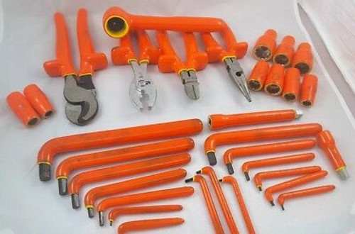 32 Piece 1000V Insulated Tools- Electrical -Hex Wrench Set- Ratchet Socket Set-