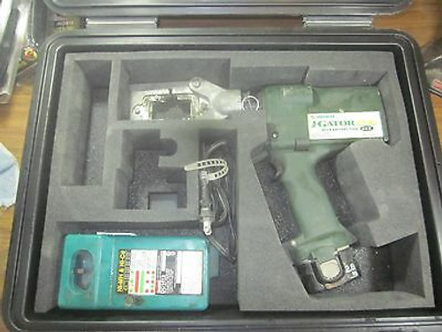 Greenlee Gator Pro Eccx 12 Volt Battery Powered 6 Ton Compression Tool With Dies