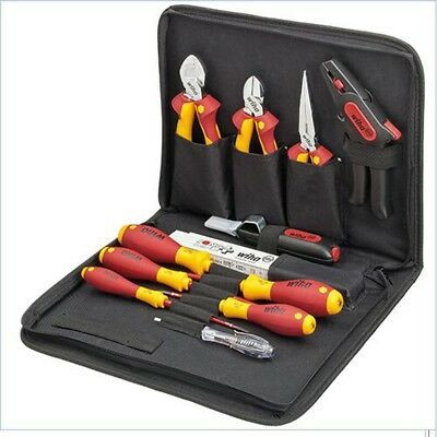 Wiha Electrician'S Tool Set Insulated 9300-025 12 Piece