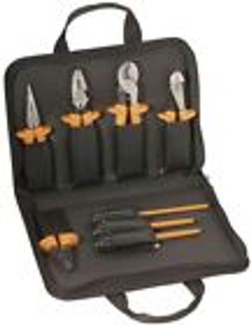 Electrical Tool Set 8-Piece Insulated Polypropylene Handles With Nylon Case
