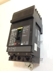 Square D HJA36020  20 AMP 3 Pole Circuit Breaker  Used In Good Working Order
