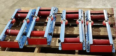 (1) Pair Of Spoolmaster Smp-Rp-6K Mechanical Cable Reel Rollers, 6 Positions