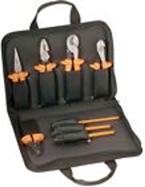 Insulated Electrical Tool Set Long Nose Screwdrivers Wire Cable Cutter 9-Piece