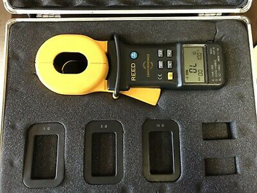 Reed Instruments Ms2301 Clamp-On Ground Resistance Tester Hard Carrying Case