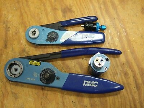 Lot Of Daniels Dmc Crimper Af8 Afm8 M22520/1-01 M22520/2-01 Avionics Crimp Tool