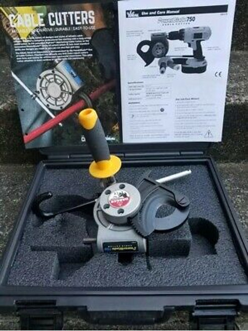 Ideal 35-078 Power Blade 750 Cable Cutter(New) Drill Powered