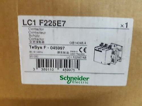 Schneider Lc1F Series Contactor  Lc1F225E7 Lc1-F225E7