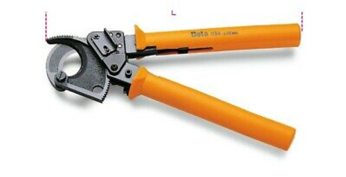 Beta Tools 1134 Ratchet Cable Cutter 260Mm Capcity 400Mmâ² 011340032