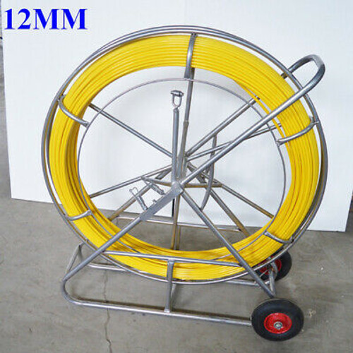 12Mm Fish Tape Fiberglass Wire Cable Running Rod Duct Rodder Fishtape Puller