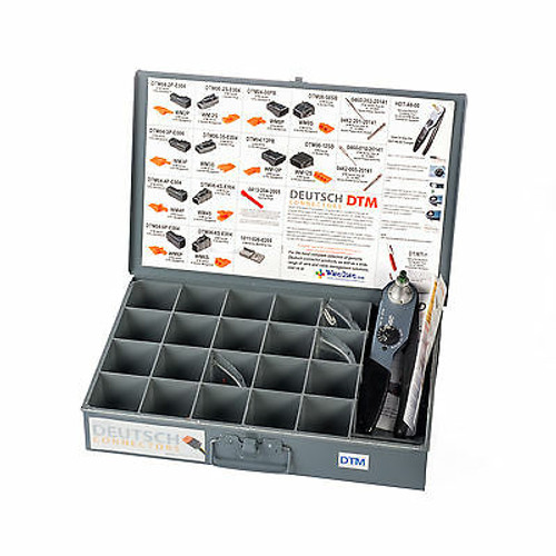 New - Deutsch Dtm Black Installer Kit With Hdt-48-00 Crimper