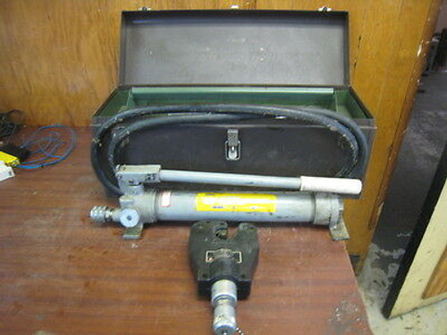 Anderson Vc6 Dieless Hydraulic Crimper Greenlee T&B Burndy Vc6 With Pump Used