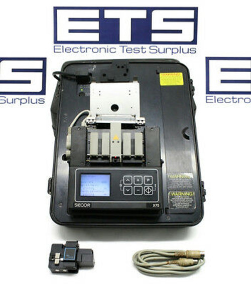 Corning Siecor X75 Fusion Splicer With Precision Fiber Cleaver