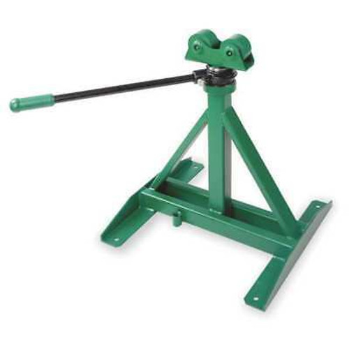 Greenlee 656 Ratcheting Reel Stand,28 To 46 5/8 In H