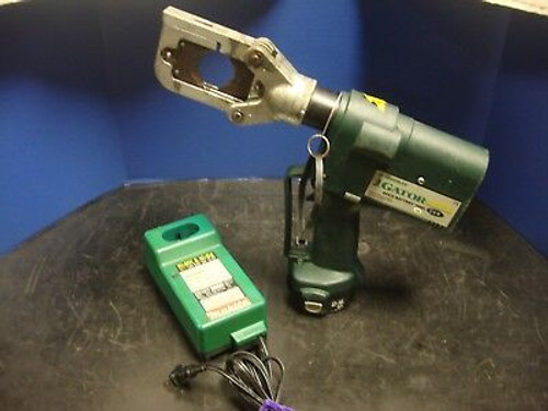 Greenlee Eccx Gator Pro 6 Ton Cordless Hydraulic Cutter Set 12V Battery Charger