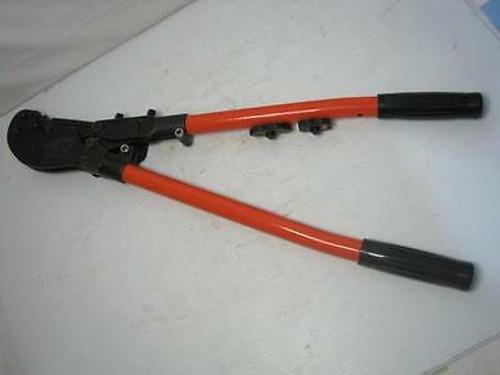 9035 Thomas And Betts Crimping Tool W/ 3 Dies New Condition