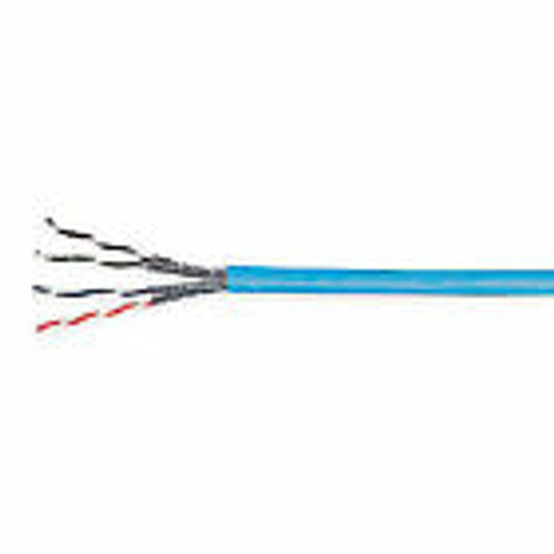 Genspeed Data Cable,Cat 5E,24 Awg,1000Ft,Blue, W2131611E