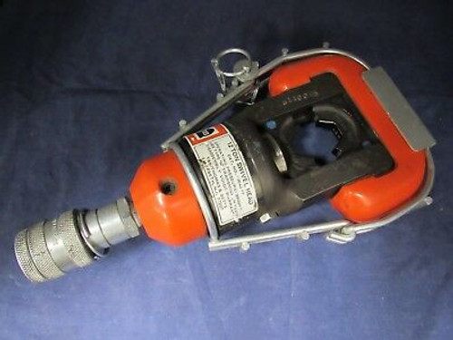 T&B 13642Pf 12 Ton Hyd Crimper 750Mcm Uses Sta-Kon And Color Keyed Dies