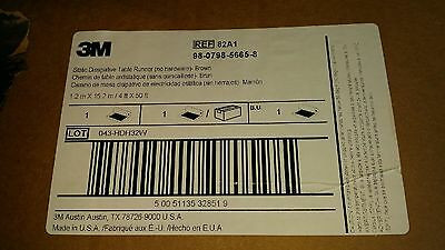 3M 8200 82A1 Series 3-Layer Dissipative Vinyl Matting Roll With No Hardware,