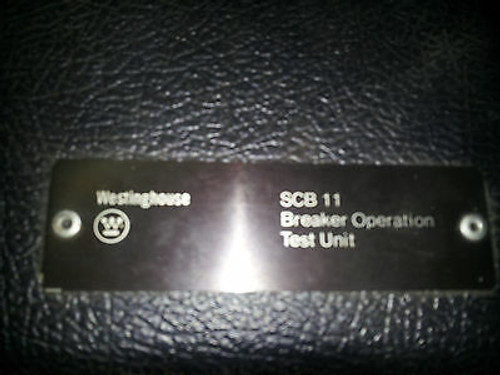 Westinghouse Scb 11Breaker Operation Test Unit New No Box See Pics #A40