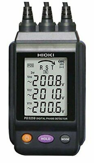 With Hioki Voltmeter Test Phase Shifter Metal Contactless Pd3259