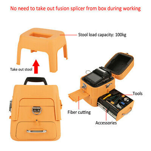 Ai7 Intelligent Cleaver Optical Fiber Fusion Splicer Splicing Machine 100V-240V