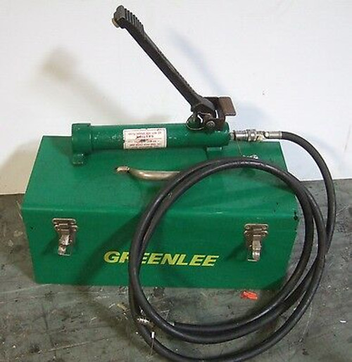 Greenlee 1725 Hydraulic Foot Pump 10000 Psi Max With Case