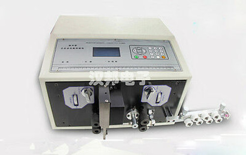 110V Us 0.1-2.5Mm2 Computer Automatic Wire Peeling Stripping Cutting Machine Y