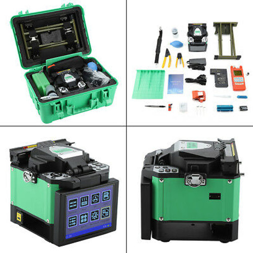 A-80S Fiber Optic Welding Splicing Machine Optical Fiber Fusion Splicer Green Us