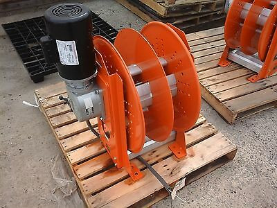 Hubbell Gleason Cable Pulling Reel Gear Driven 110V Reversible Ue24 350 Mcm New