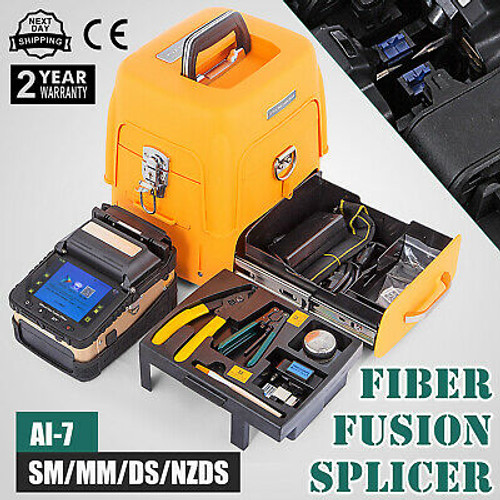 Ai-7 Precision Optical Fiber Fusion Splicer Fiber Cleaver Welding 3 In 1 Newest