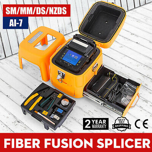 Ai-7 Precision Optical Fiber Fusion Splicer Fiber Kits Cleaver Automatic Updated