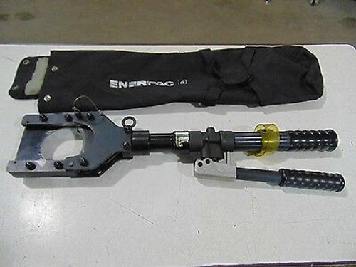 Enerpac Self Contained Manual Hydraulic Copper Cable Cutter With Case 3-3/8 Cap