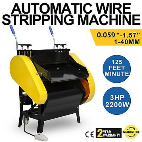 Automatic Wire Stripping Machine With Foot Pedal Copper Cable Stripping Cutting