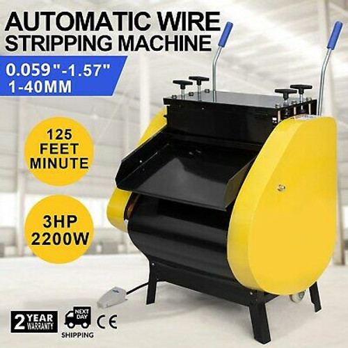 Automatic Wire Stripping Machine With Foot Pedal Tool Cable Stripping Peeling