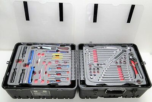 Military Electronic Tool Kit W Custom Rolling Travel Case